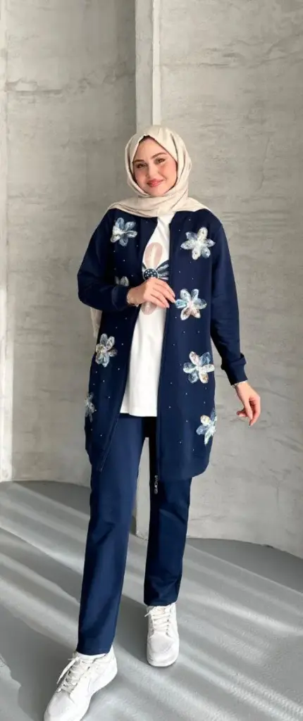 [869-0086-M] Triple Set D-blue  (M)