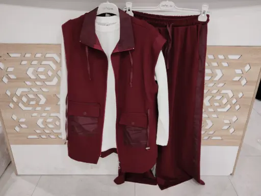 Three Piece Set - Maroon